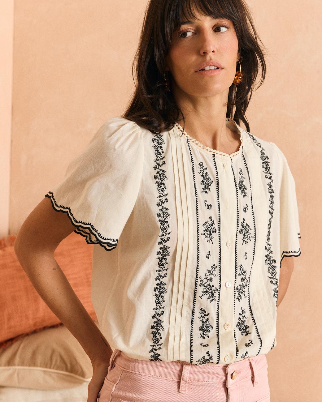 Embroidered Shirt Rubina