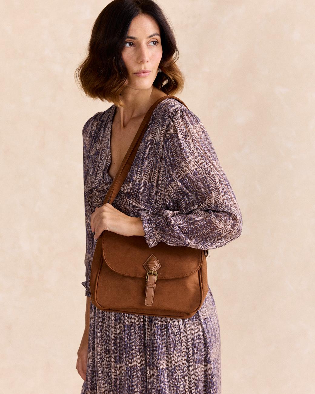 Porto Leather Buckle Bag