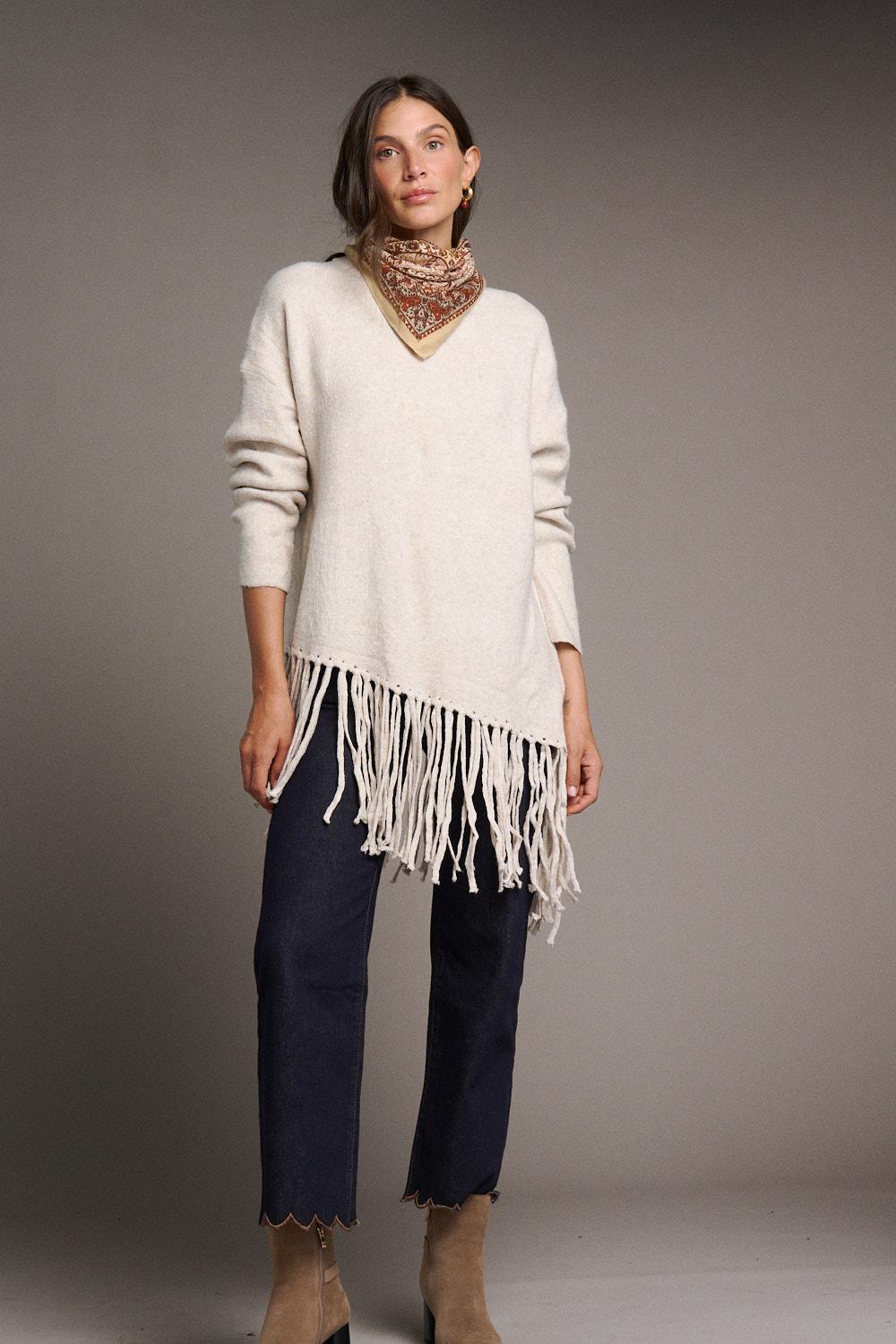 Long Fringe Sweater Marlen