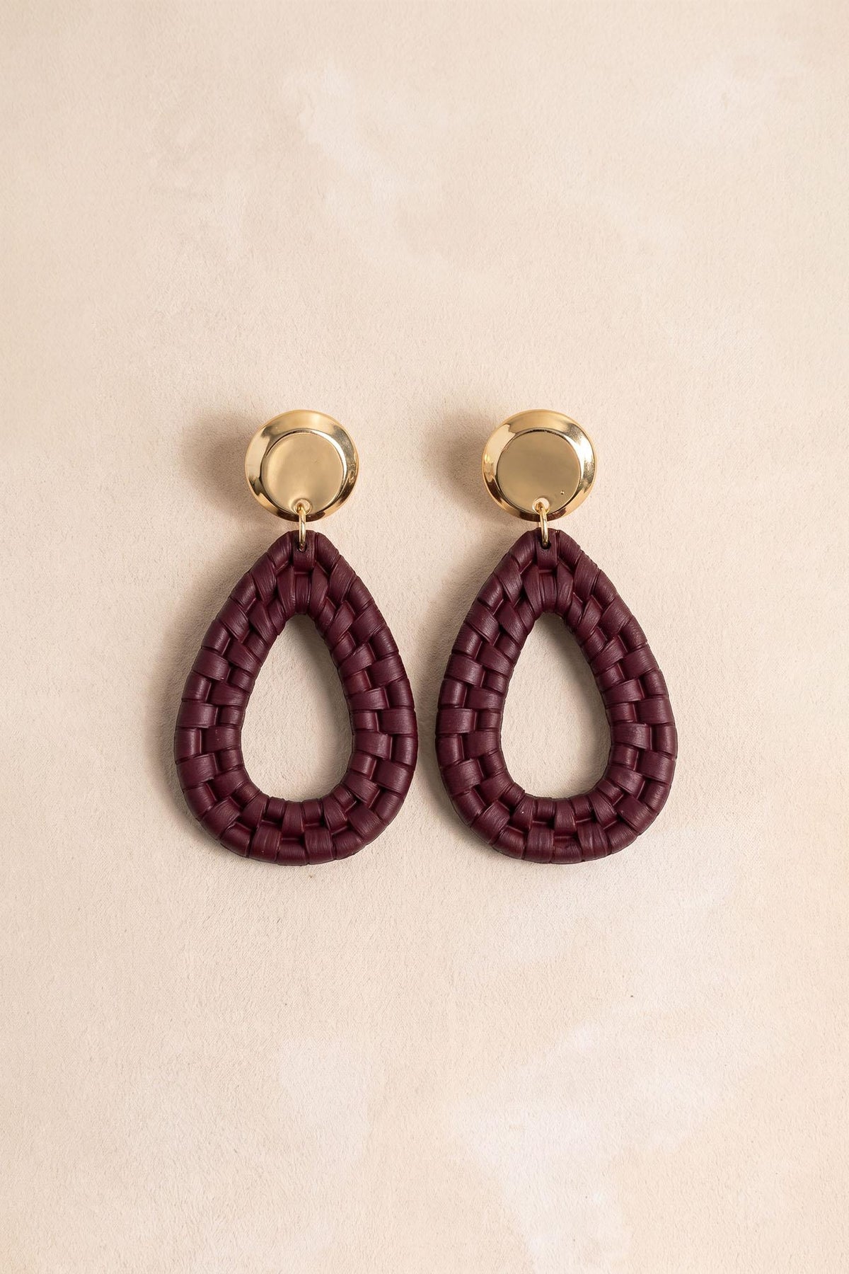 Eloísa Braided Teardrop Earrings