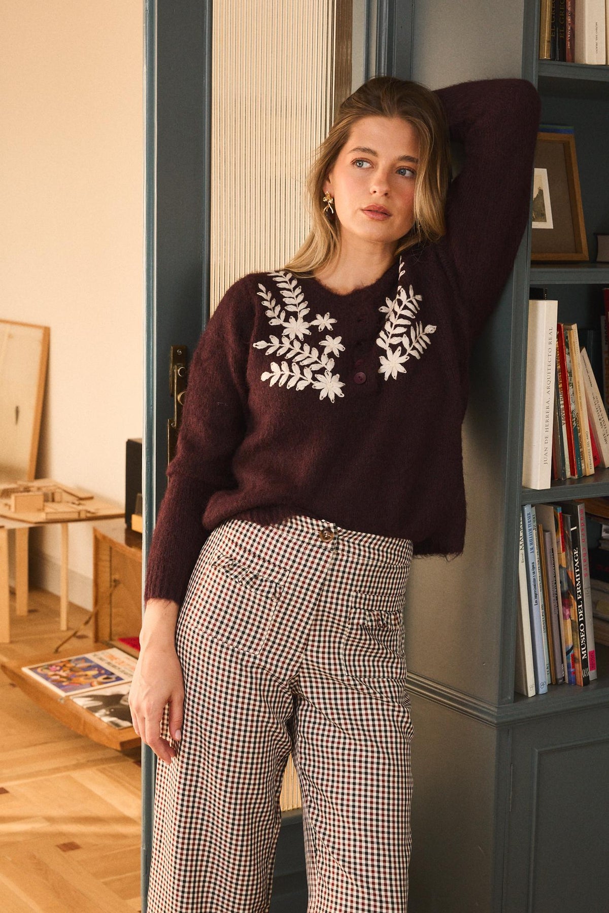 Belarina Embroidered Sweater