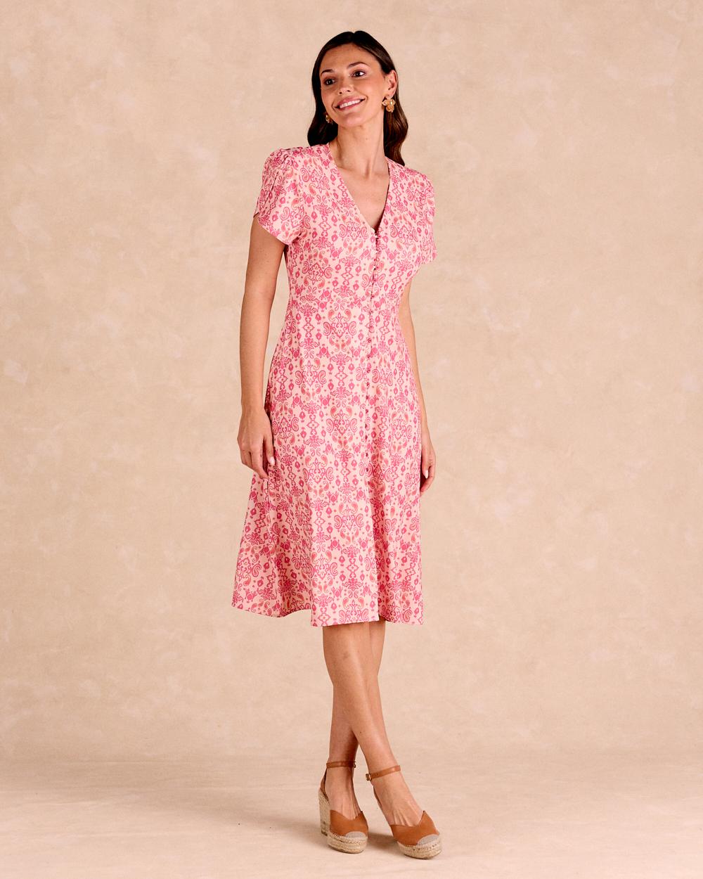 Damasco Flowers Dress