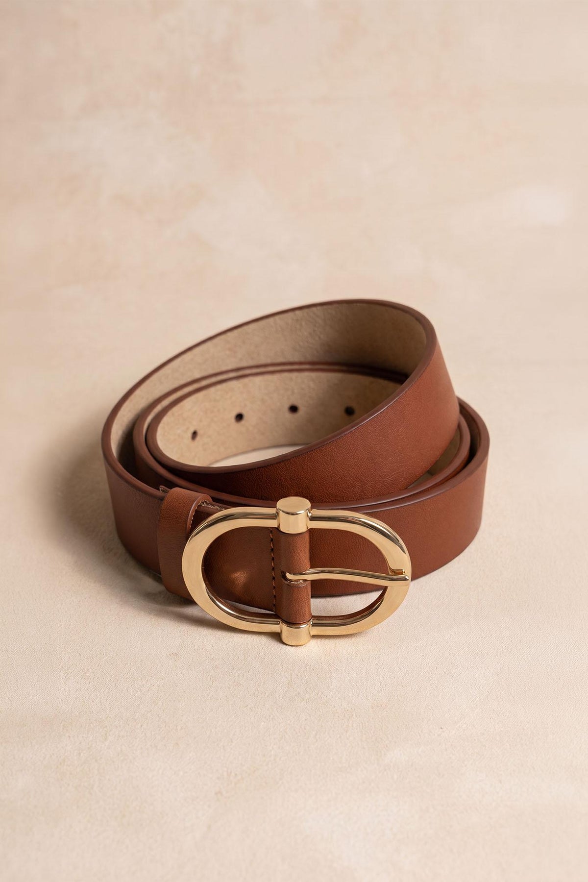 Leather Buckle Belt Pili