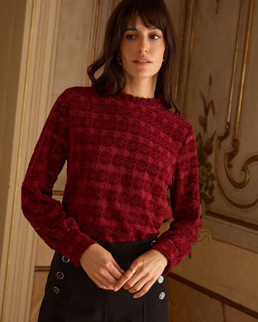 Allie Velvet Top