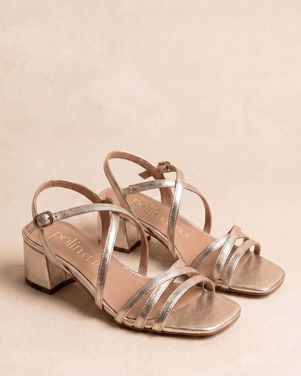 Odelia Low Heel Sandal