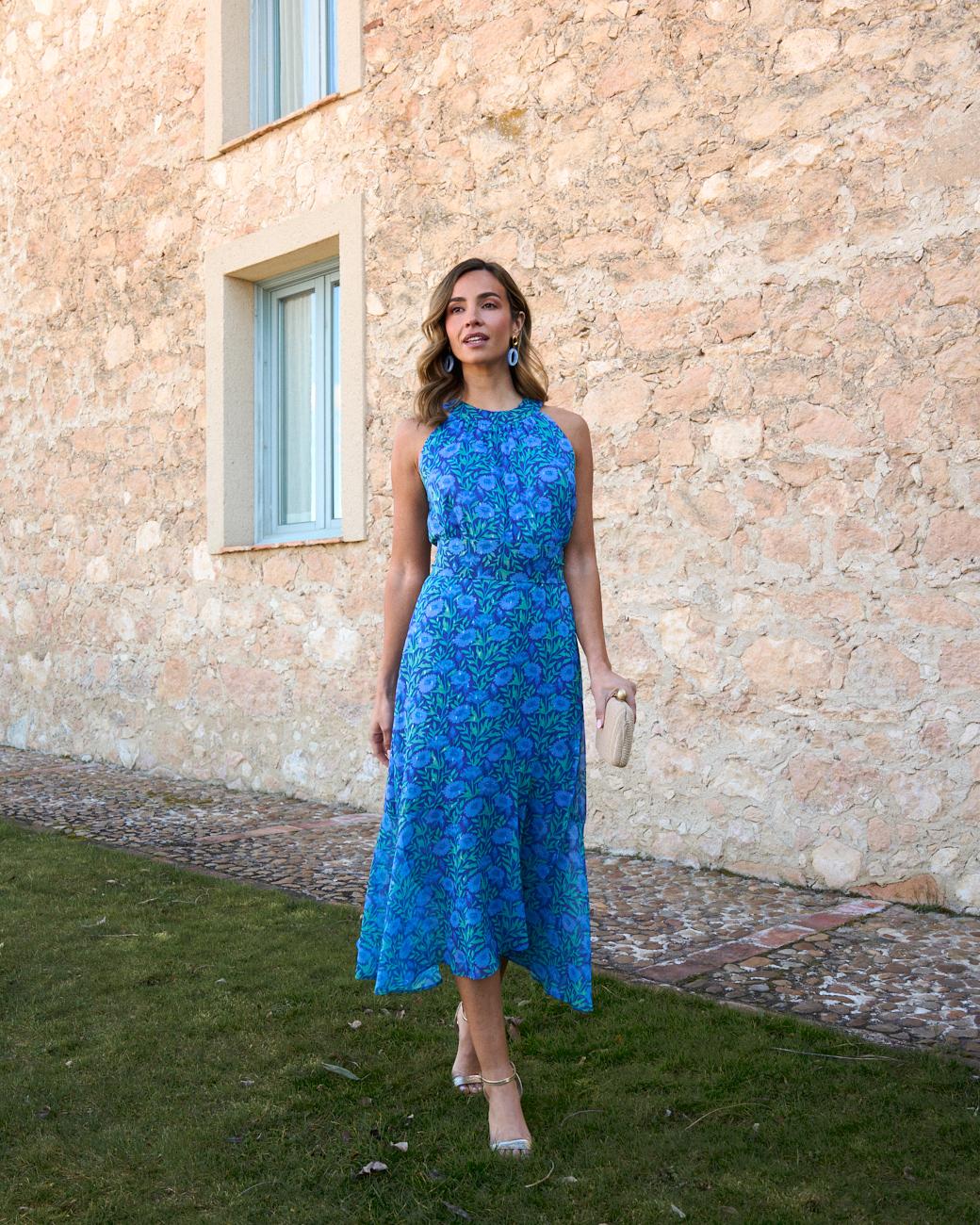 Anais Print Dress