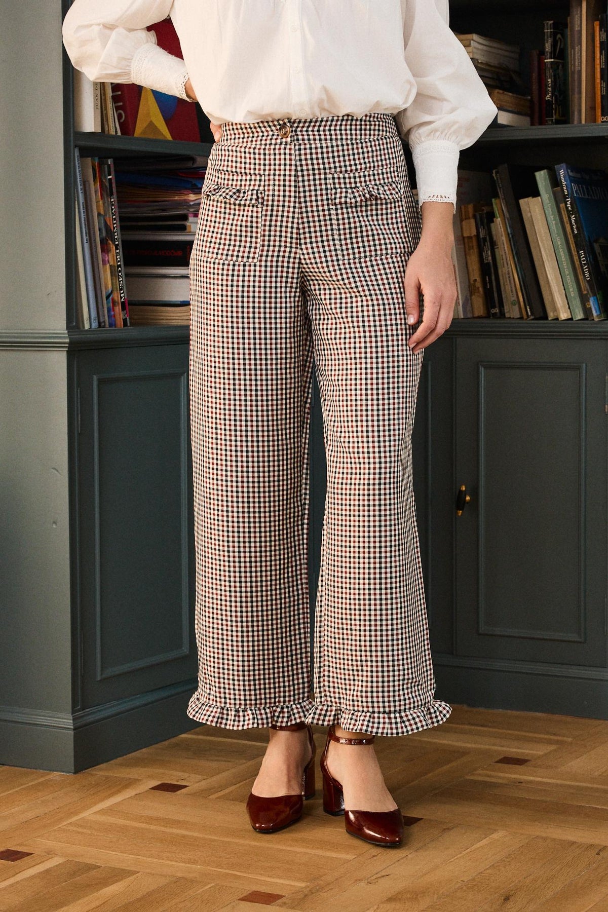 Bolivia Check print Trousers