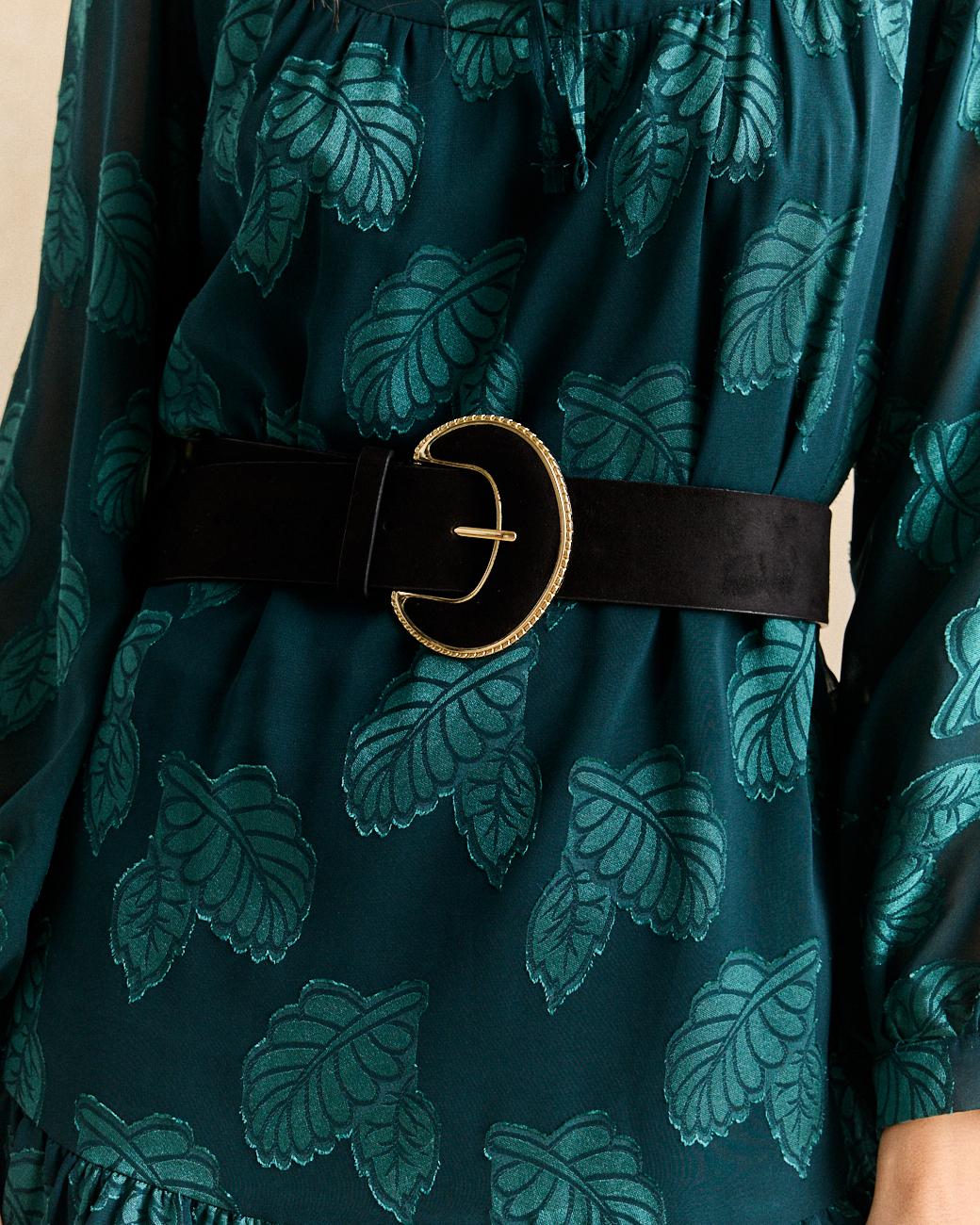 Lucca Covered Buckle Belt