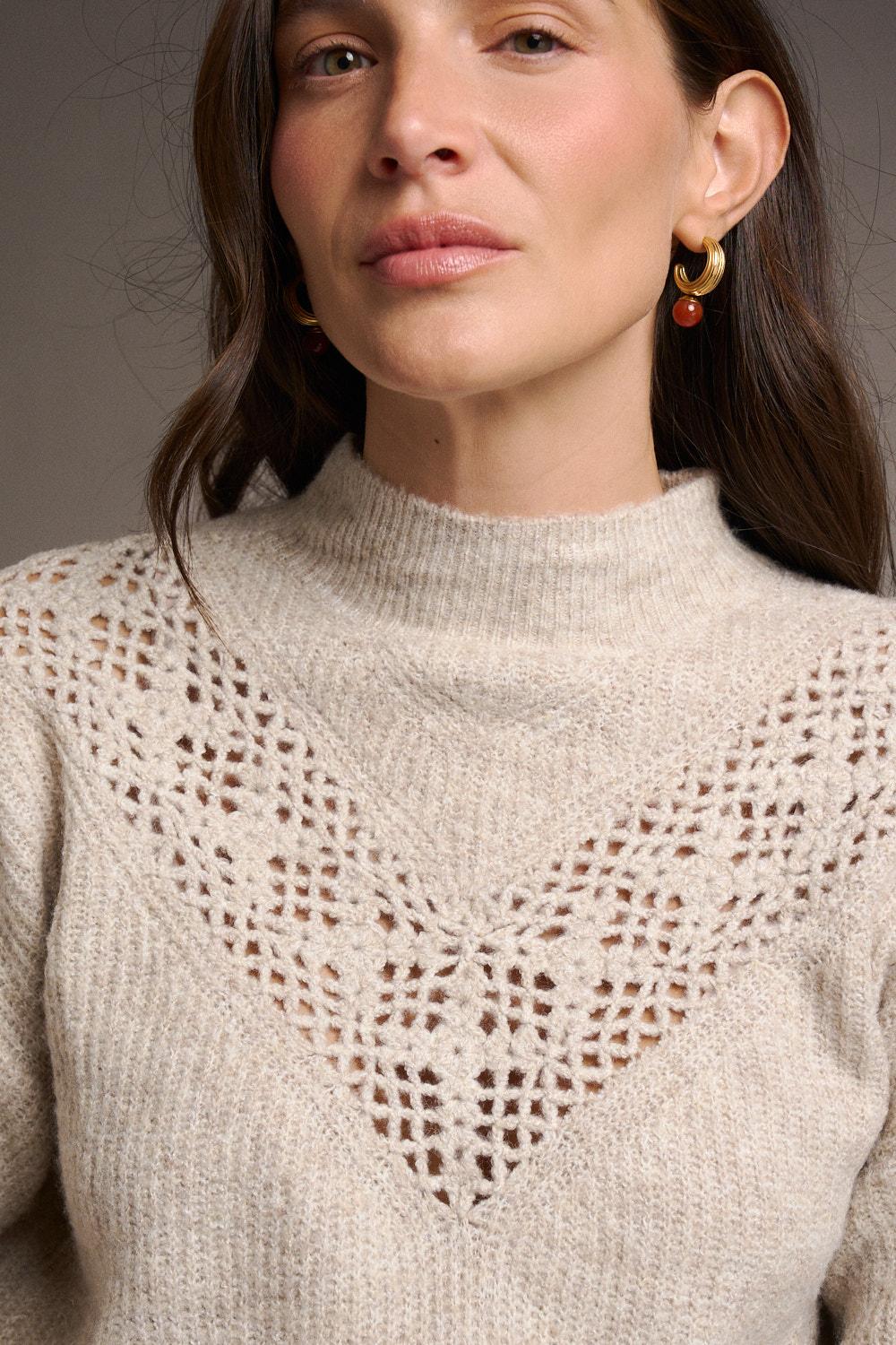 Esther Sweater with a collar