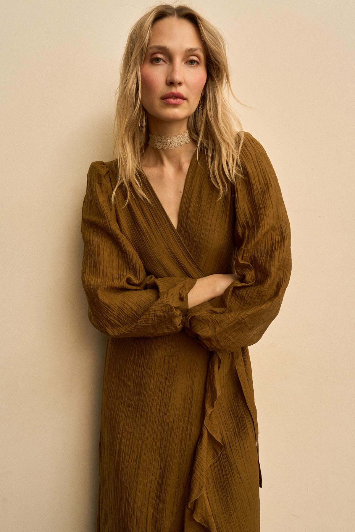 Silvia Low-Neck Dress