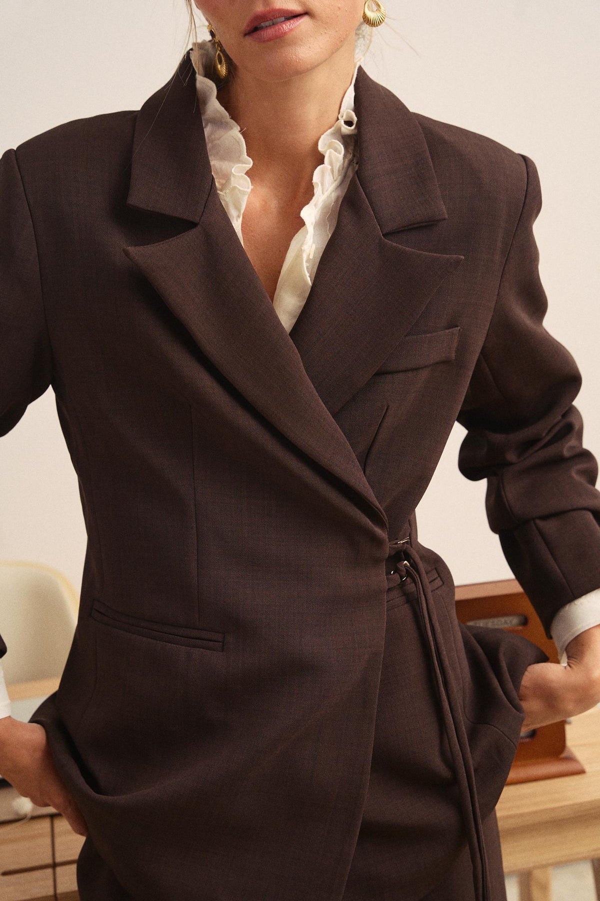Astrea Double-Breasted Blazer
