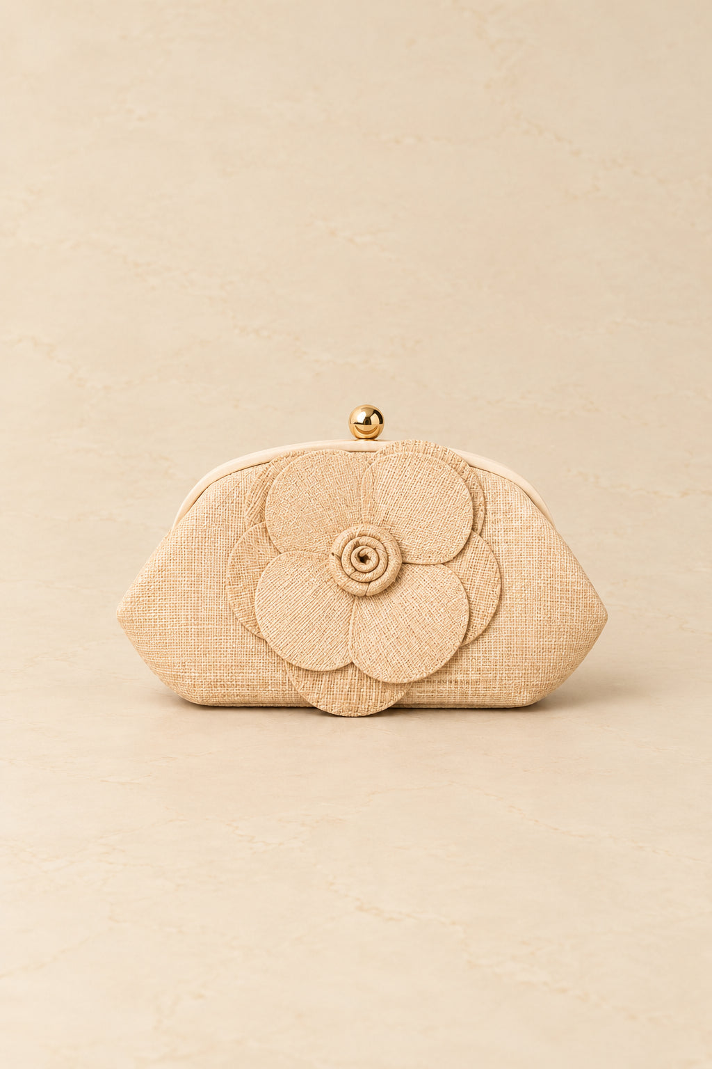 Raffia Flower Bag