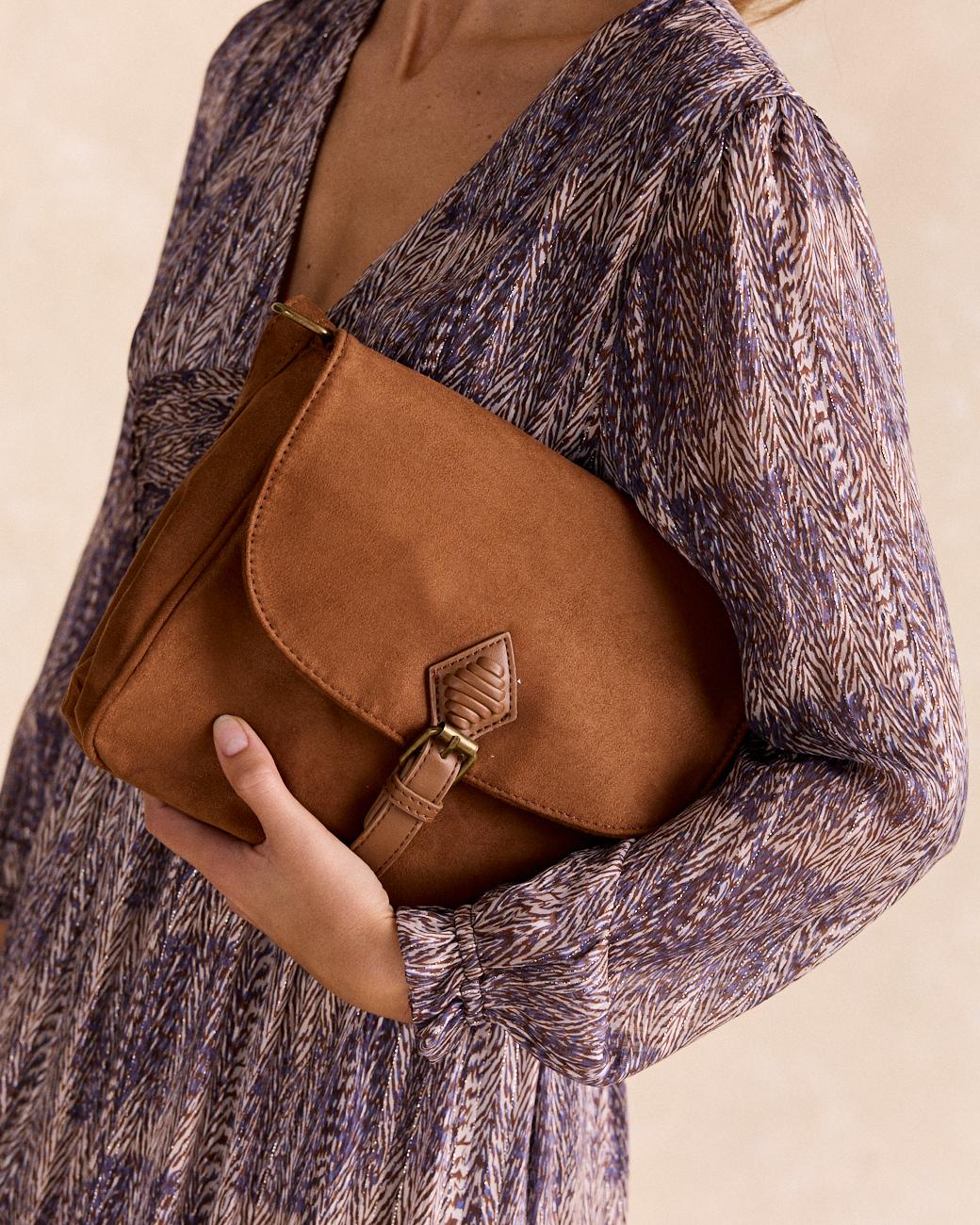 Porto Leather Buckle Bag