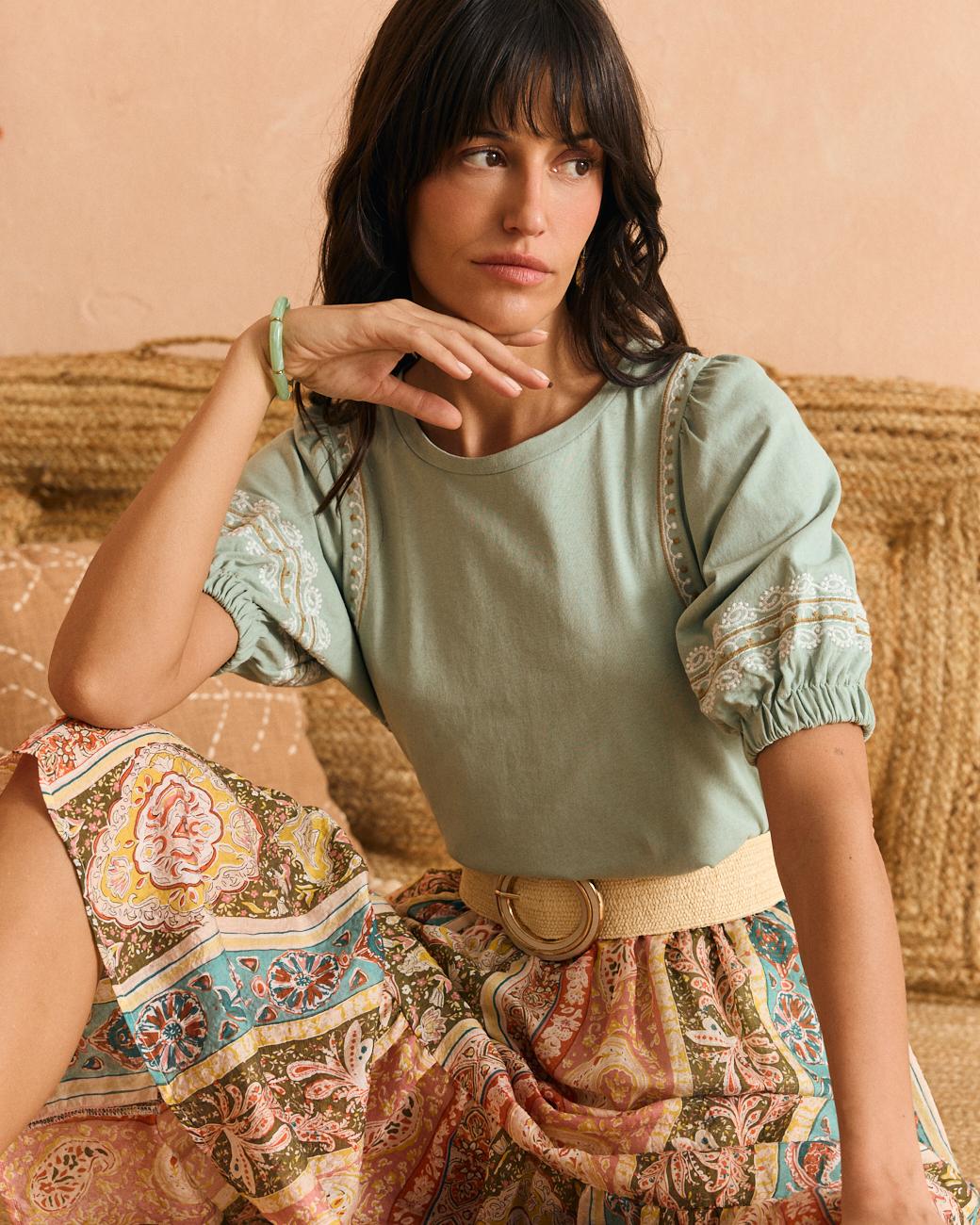 Carlota Embroidered T-Shirt