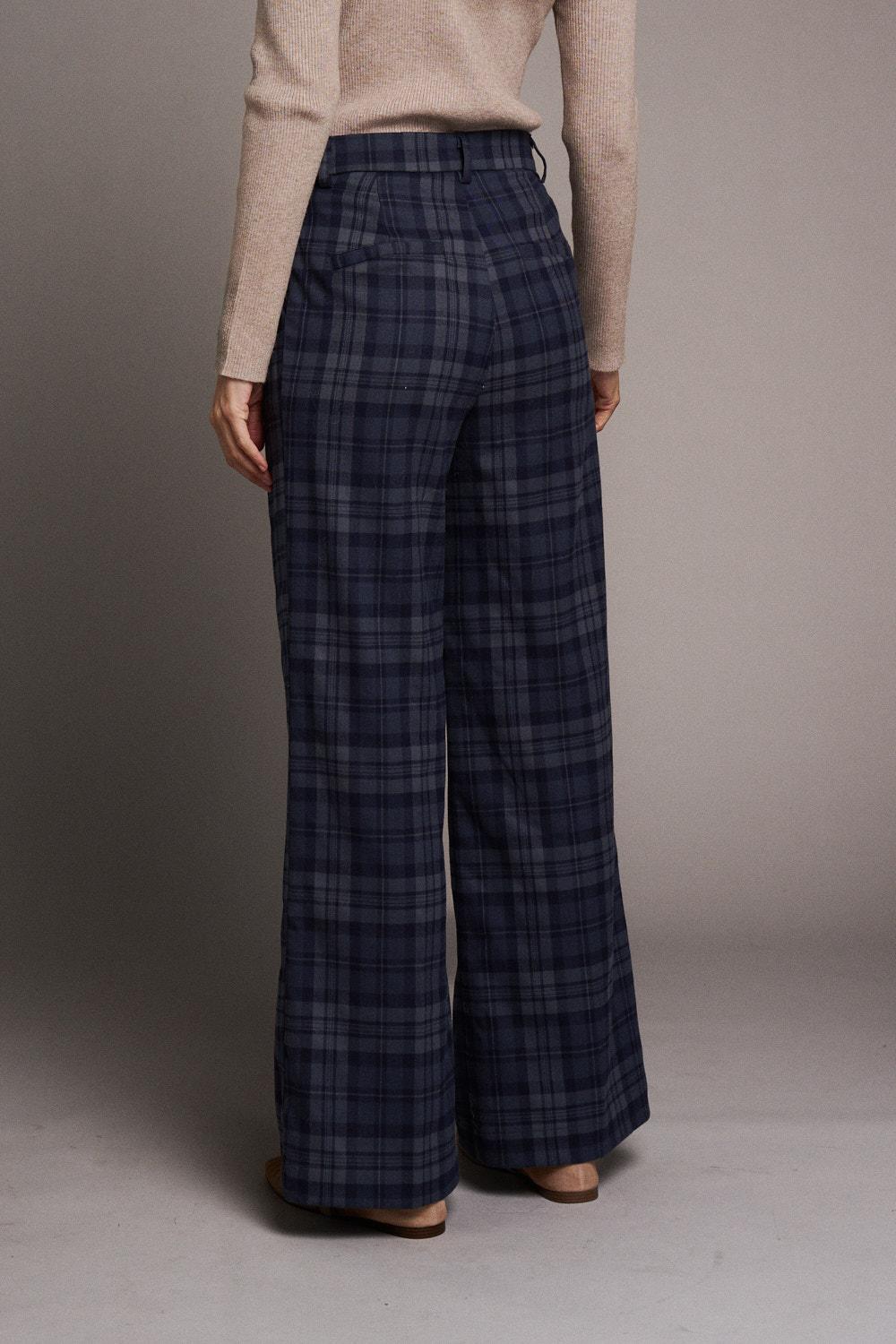 Perrine Check print Trousers
