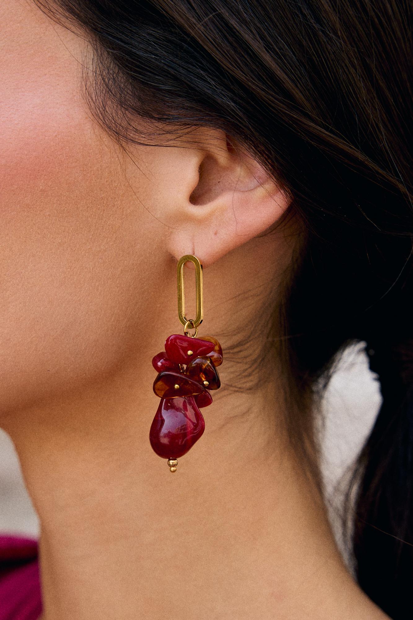 Pendientes Piedras Gaya