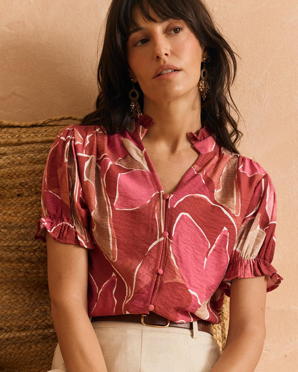 Casilda Button Blouse