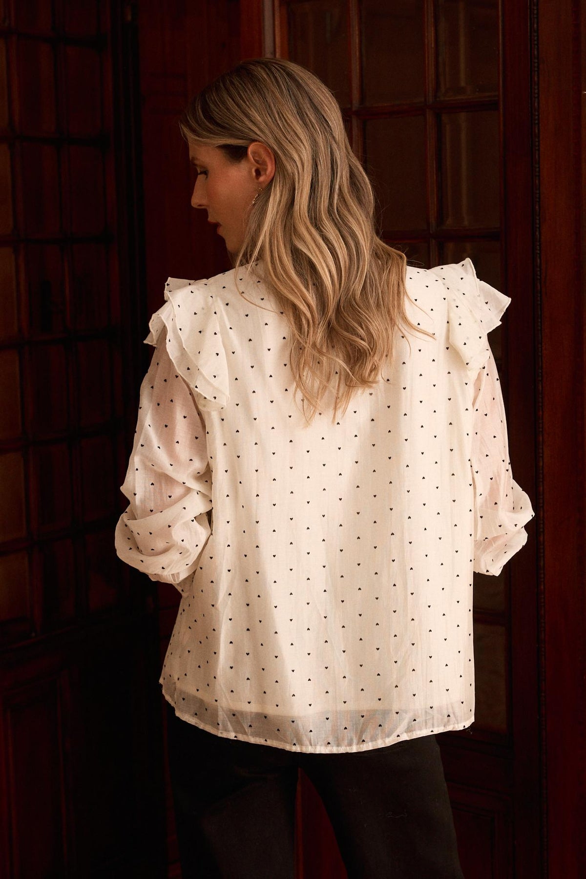 Marga polka-dot shirt