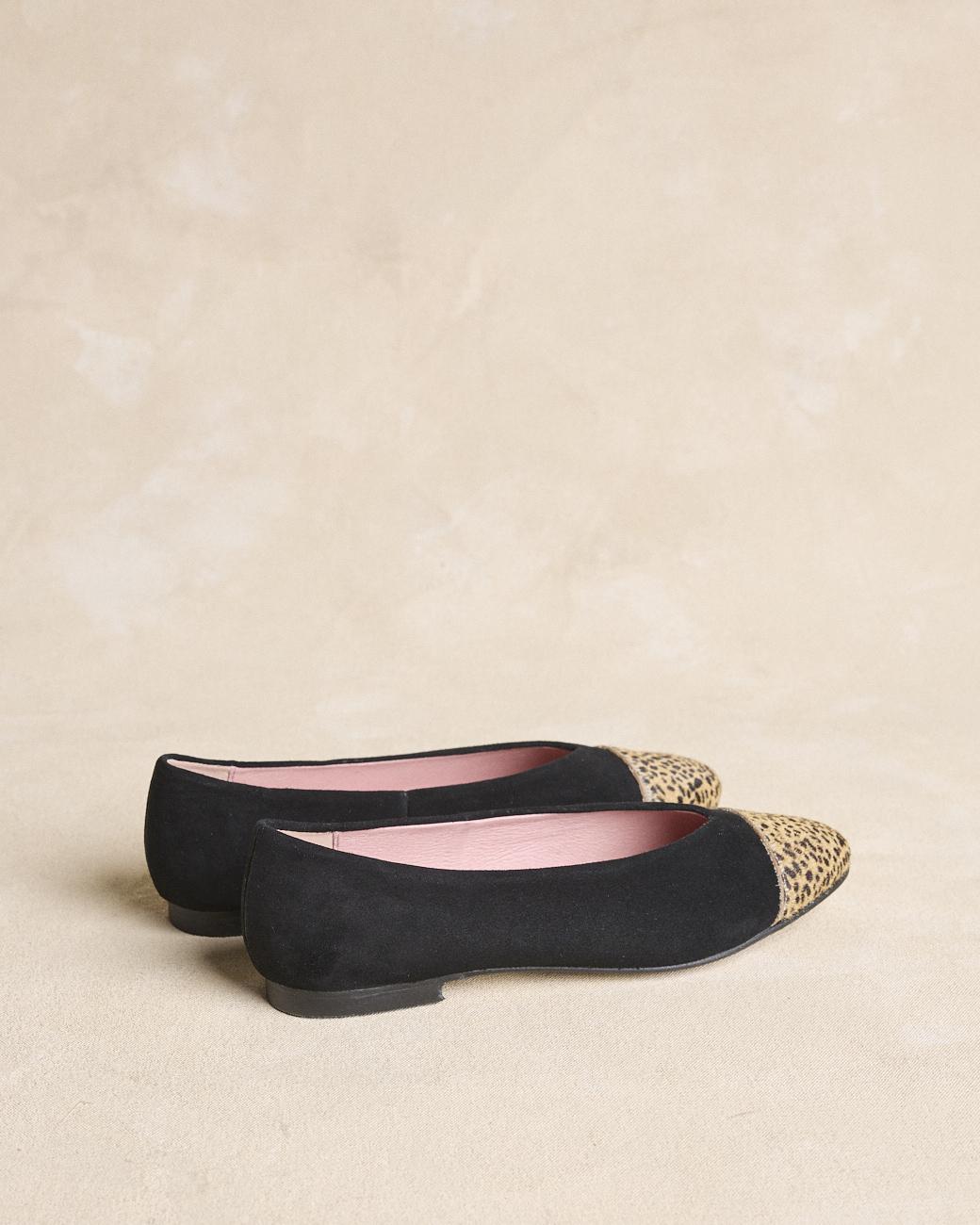 Animal Print Pointed Ballerinas