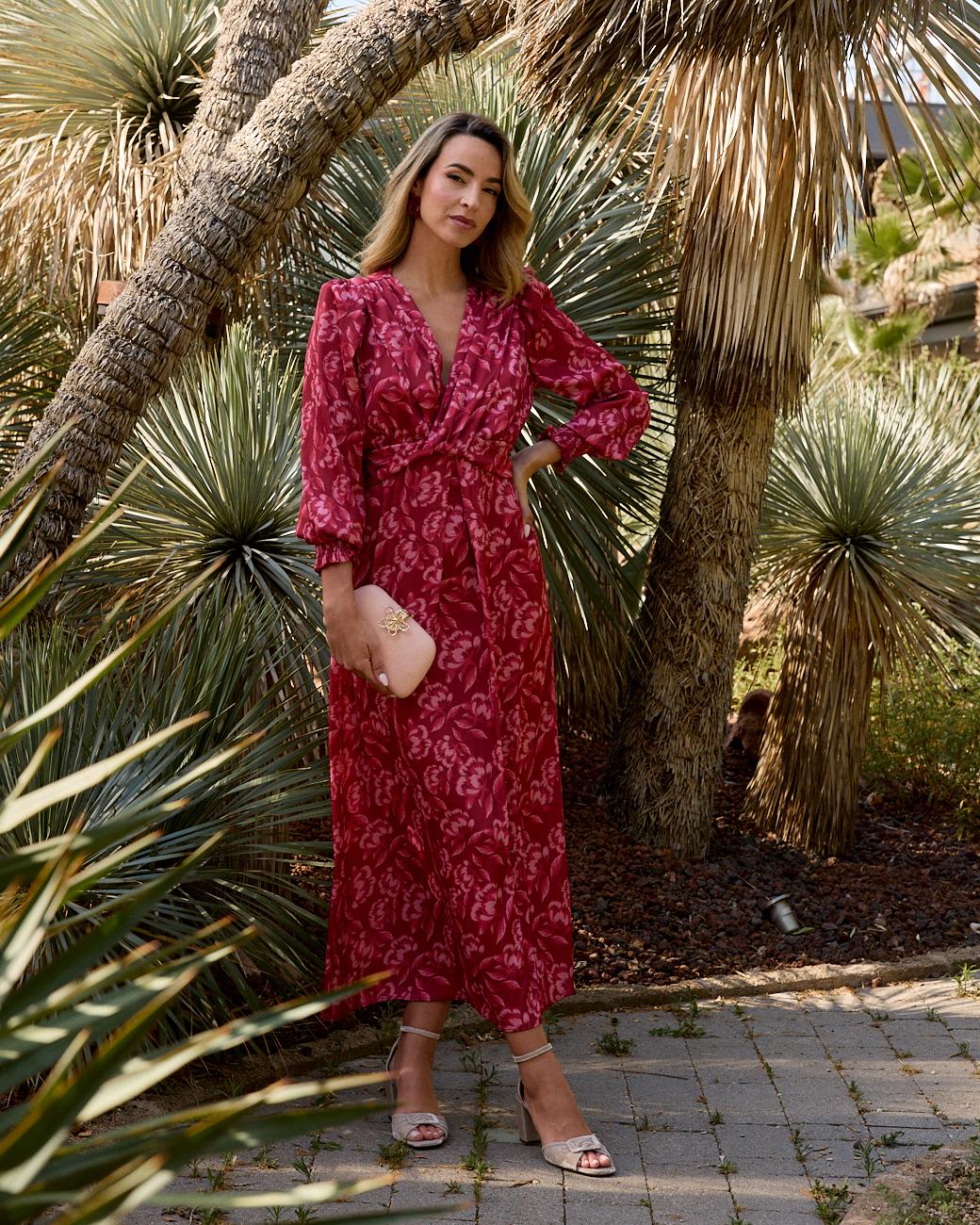 Nides Print Dress