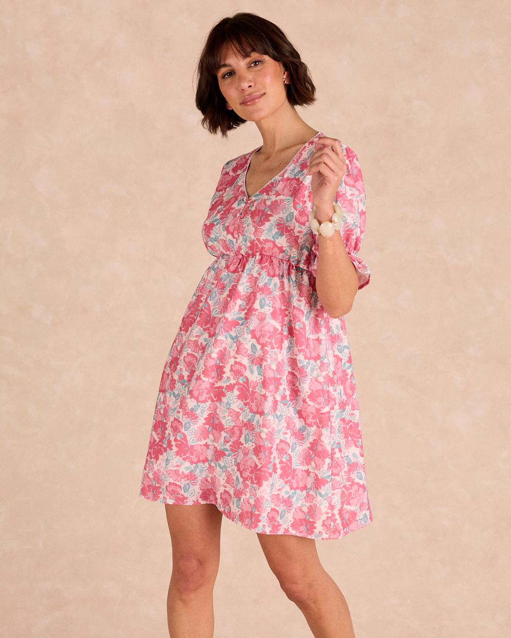 Cora Short Floral Dress
