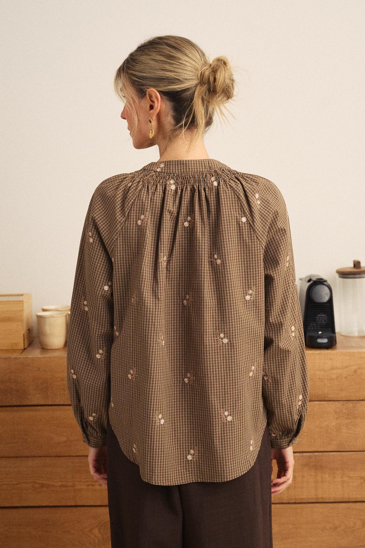 Suzette Check print Shirt
