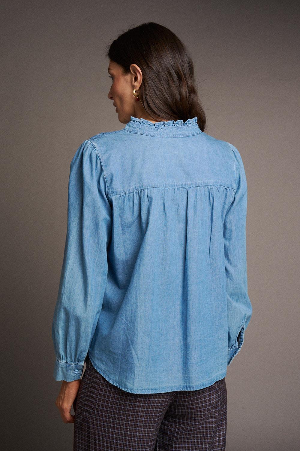 Miranda Denim Blouse