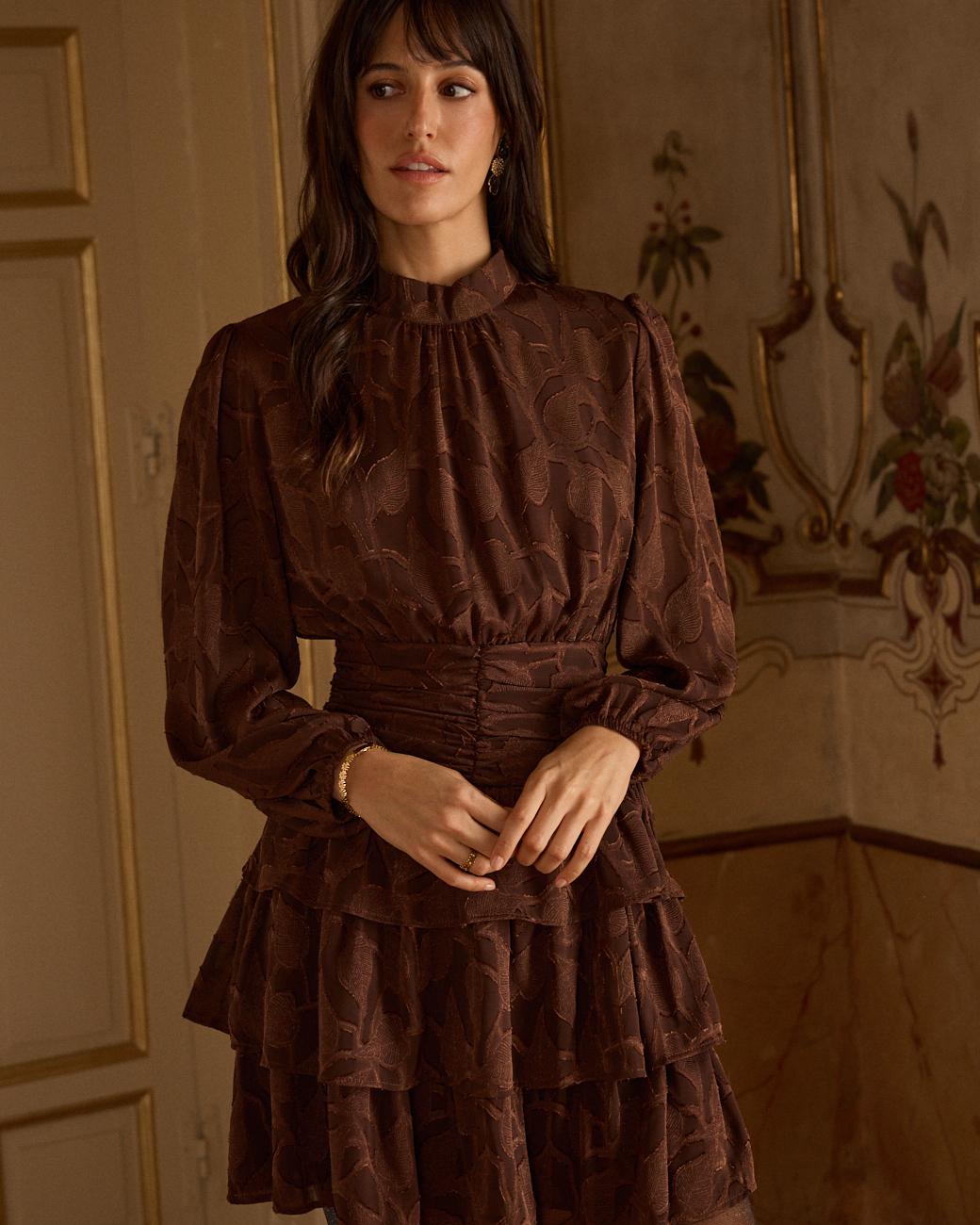 Marian High Neck Dress