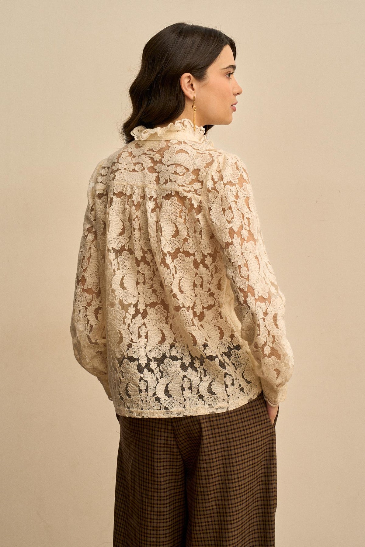 Ismée Floral Lace Blouse
