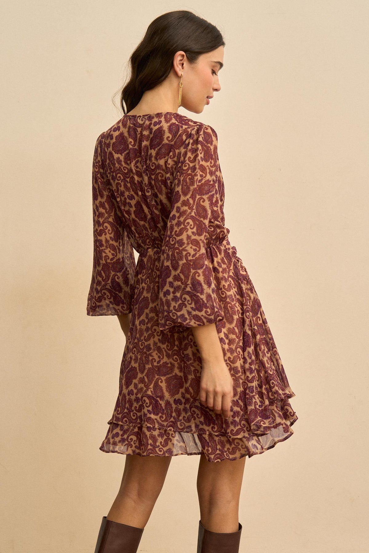 Isaline Short Print Dress