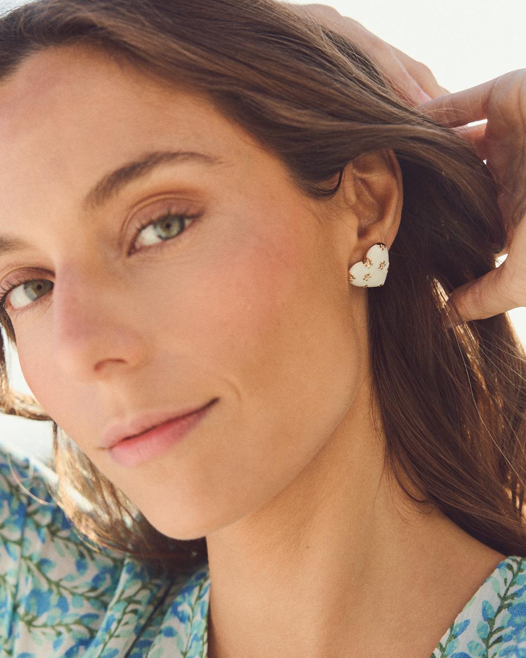 Bianca Heart Earring