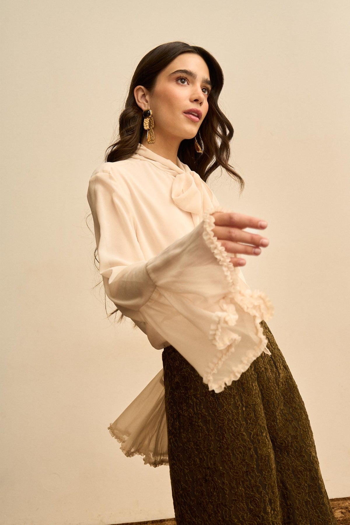 Séraphine Knot Blouse