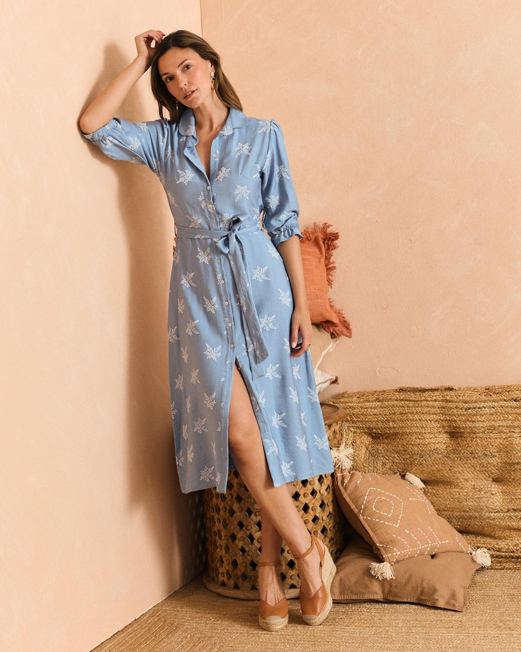 Virgi Light Blue Dress