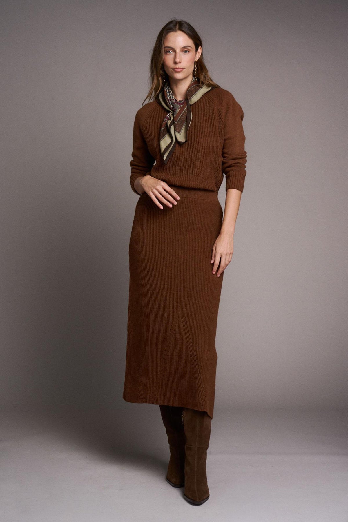 Adele Chocolate Sweater