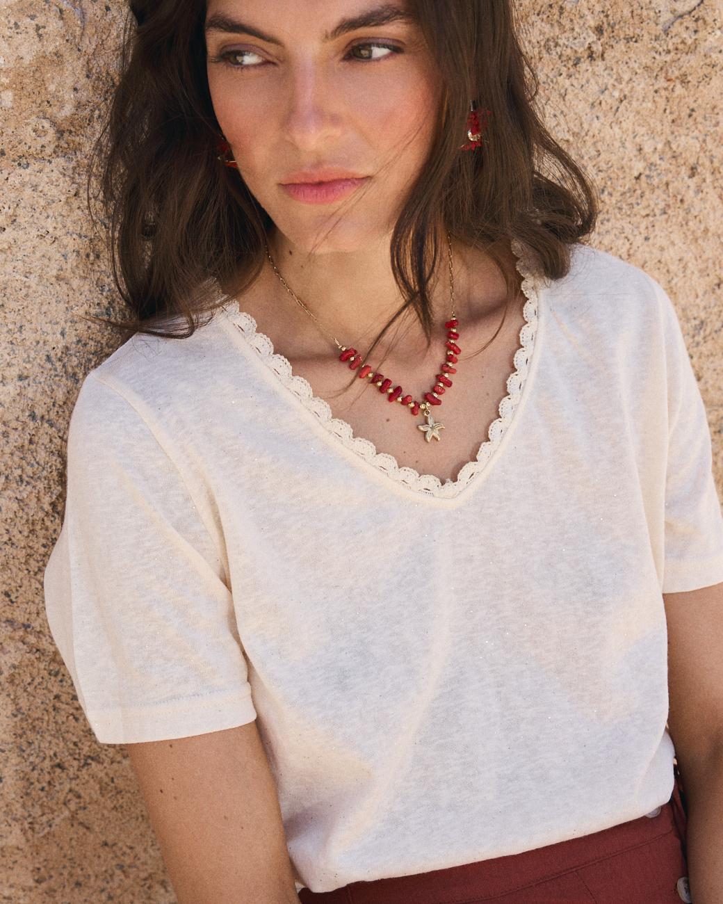 Mila Crochet T-Shirt