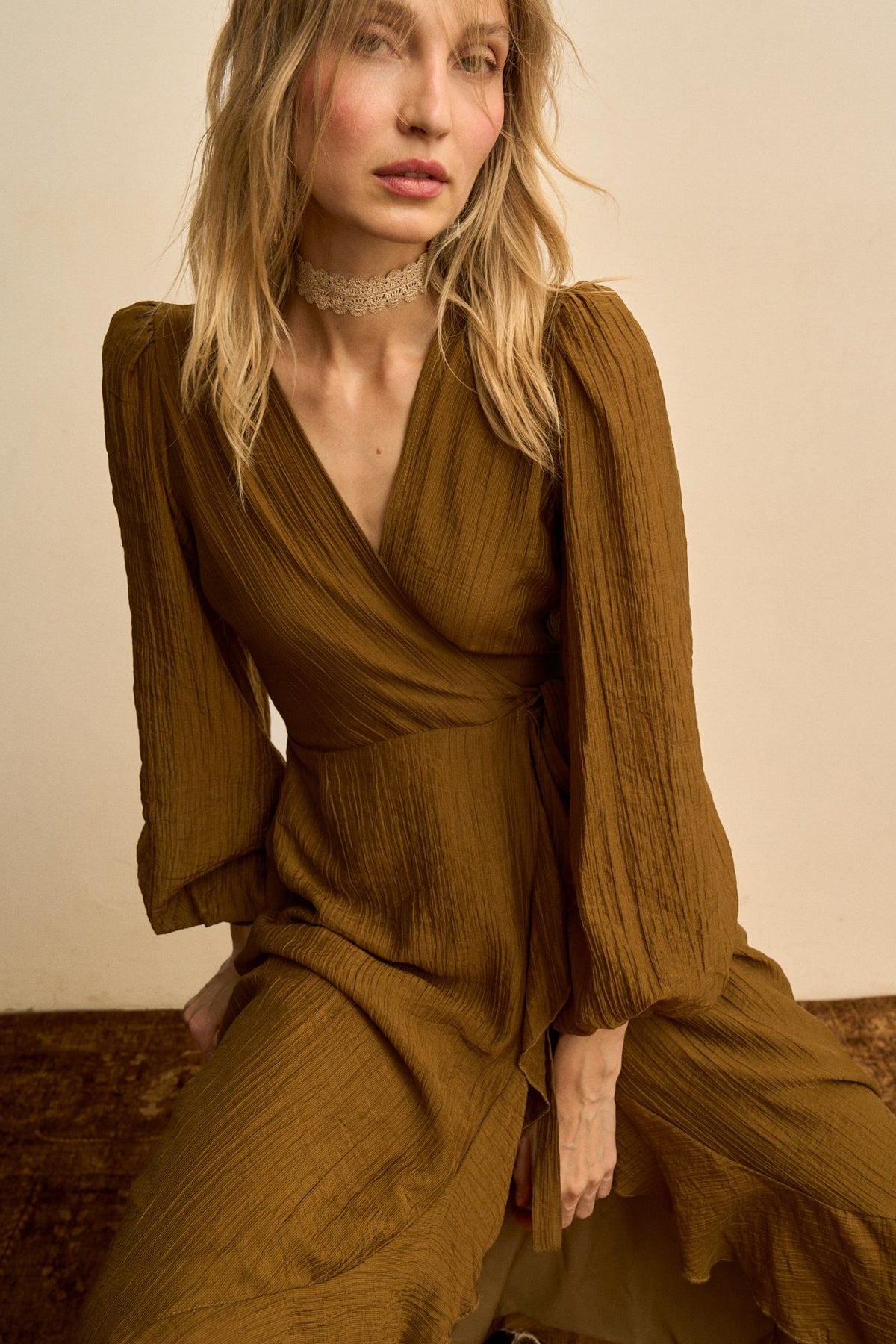 Silvia Low-Neck Dress