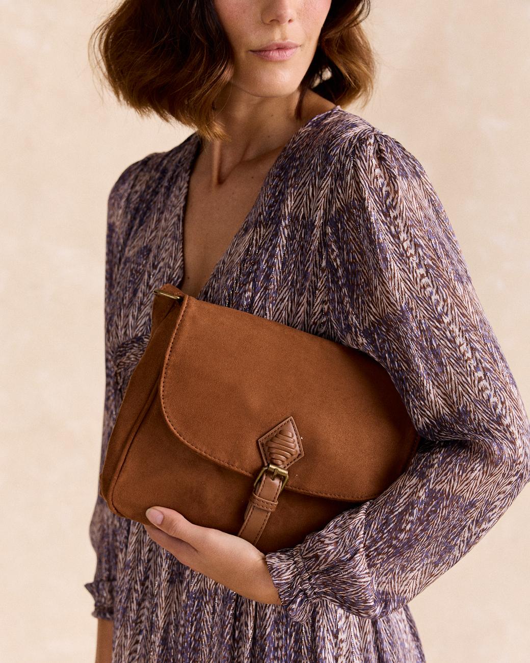 Porto Leather Buckle Bag