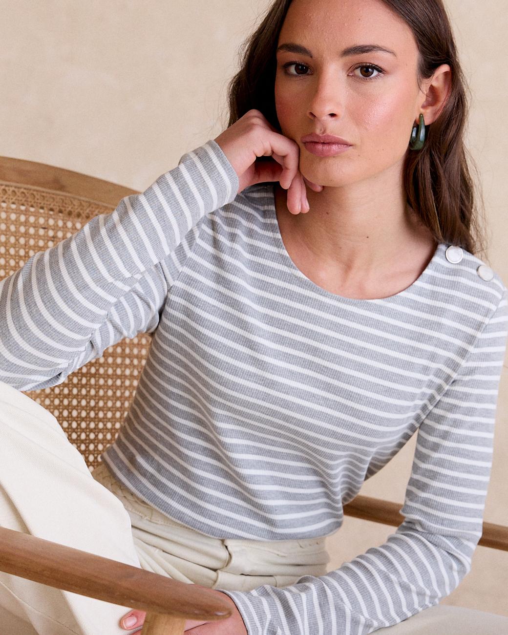 Maribeli Striped Top