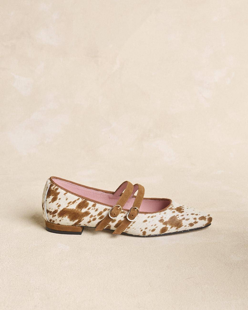 Missy Animal Print Mary Janes