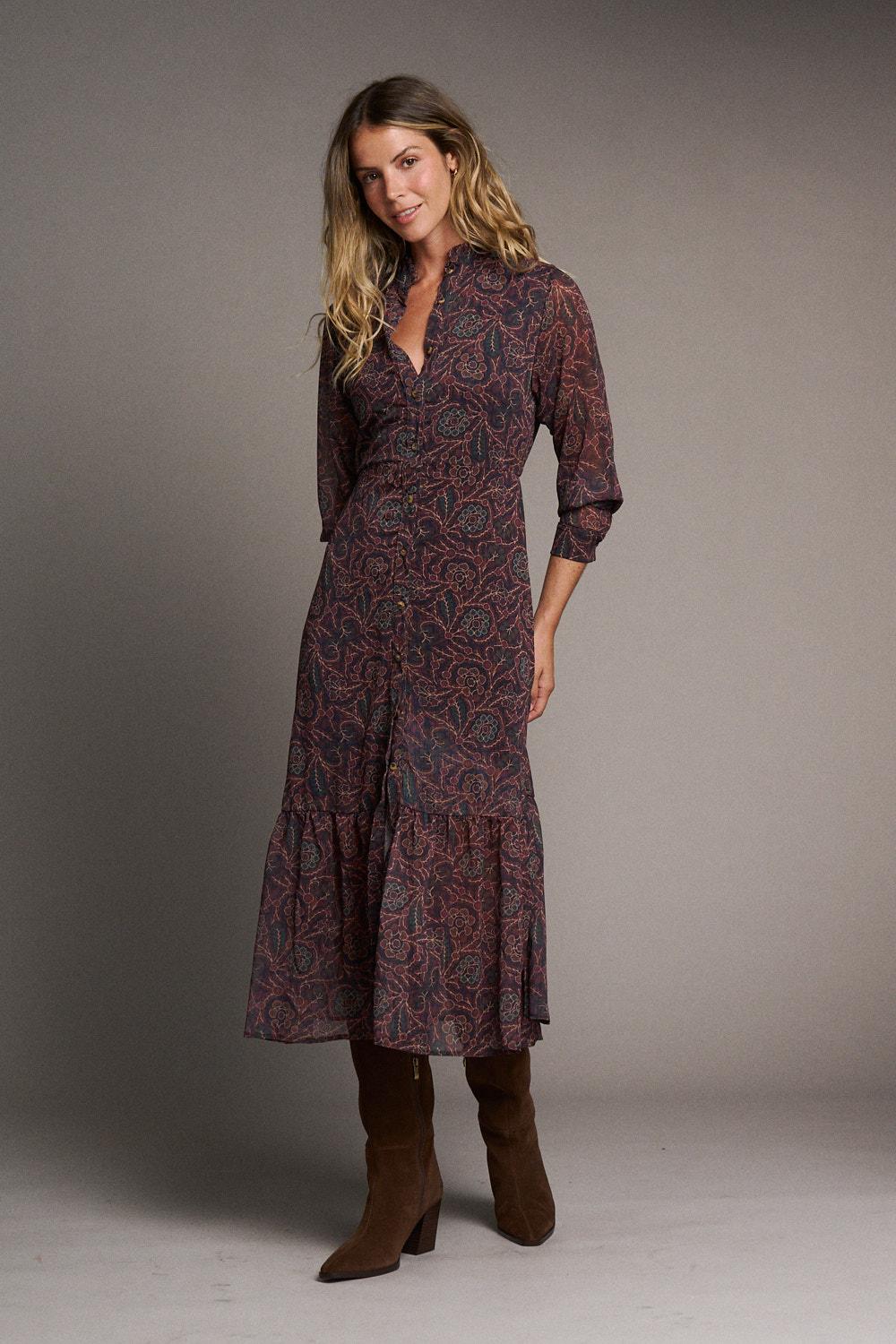 Sofía Flowers Dress