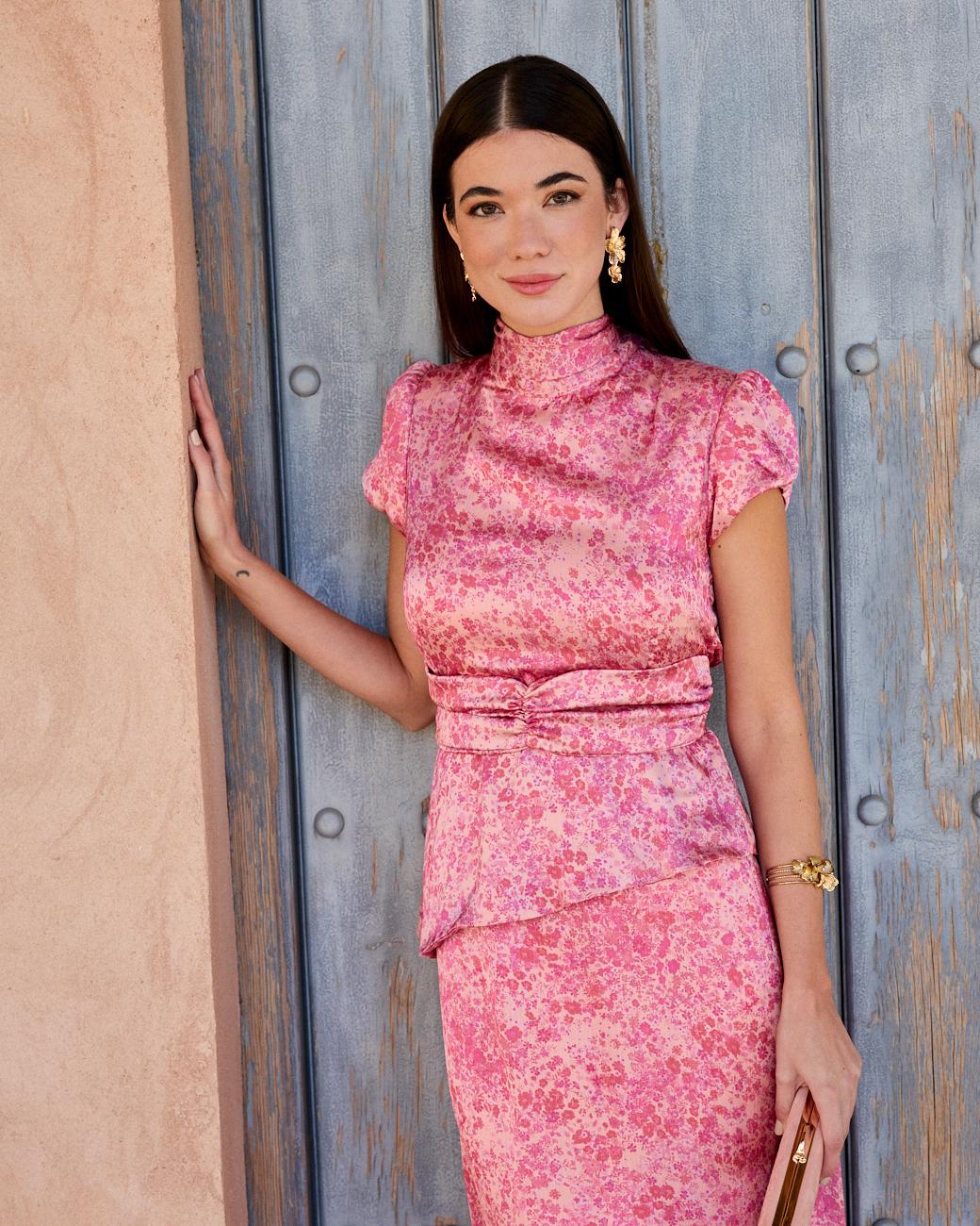 Fiorella Print Dress