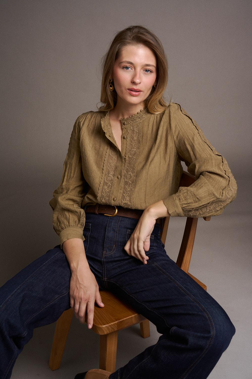 Léonie Lace Shirt