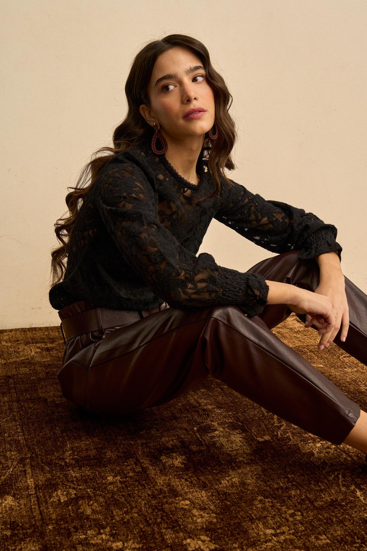Maëva Floral Lace Blouse