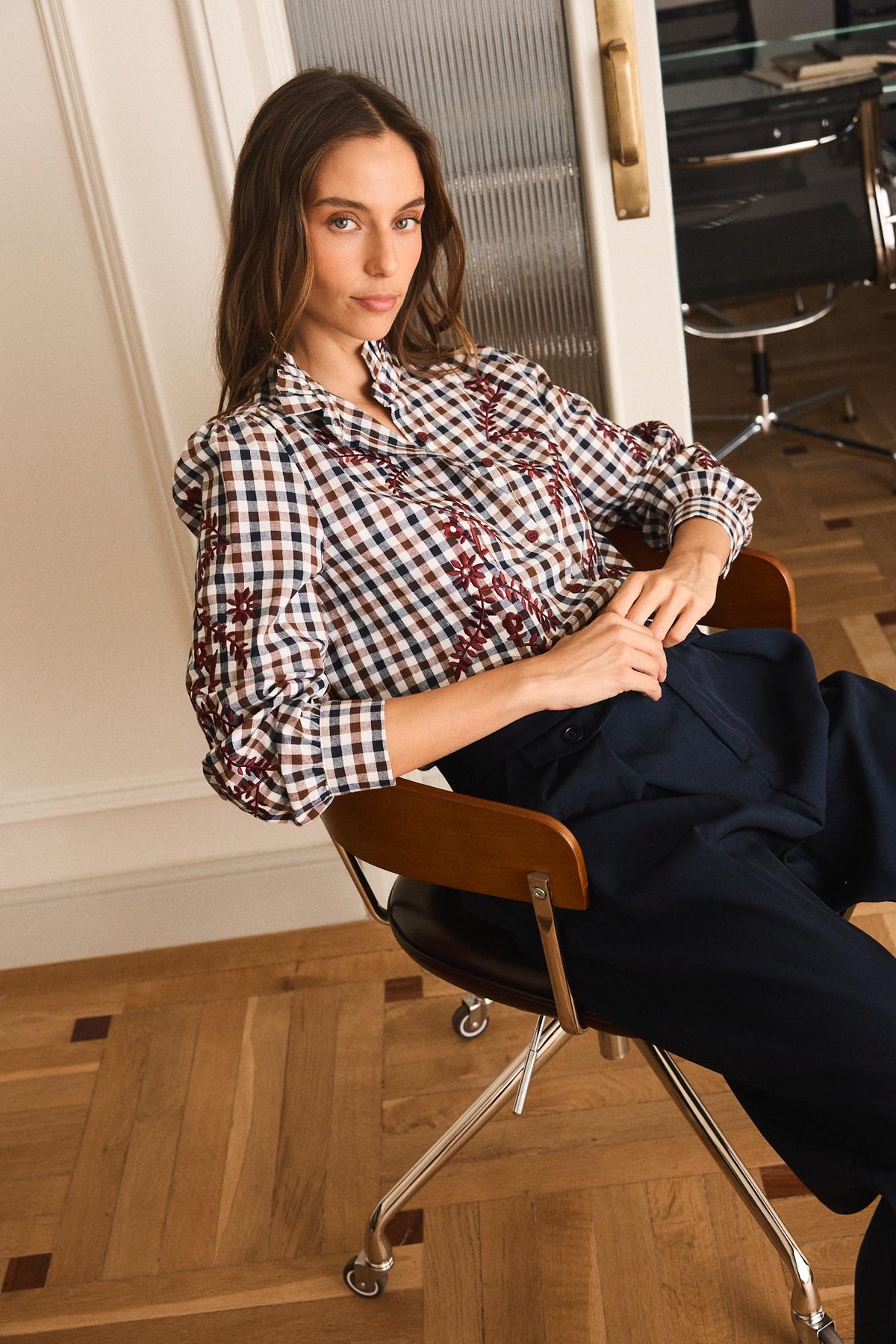 Check print Shirt Margaux