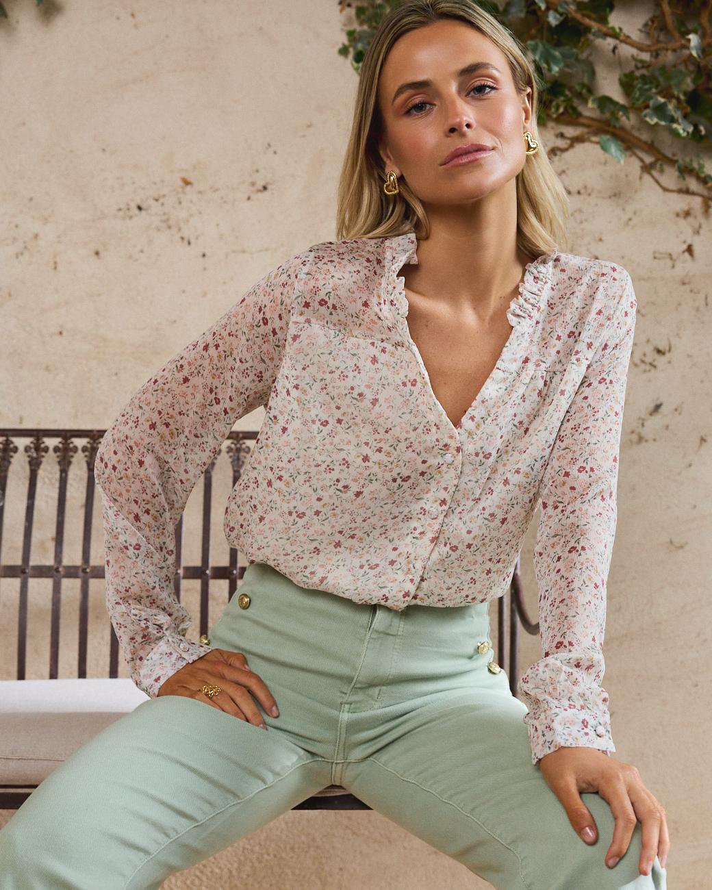 Magnolia Flowers Shirt