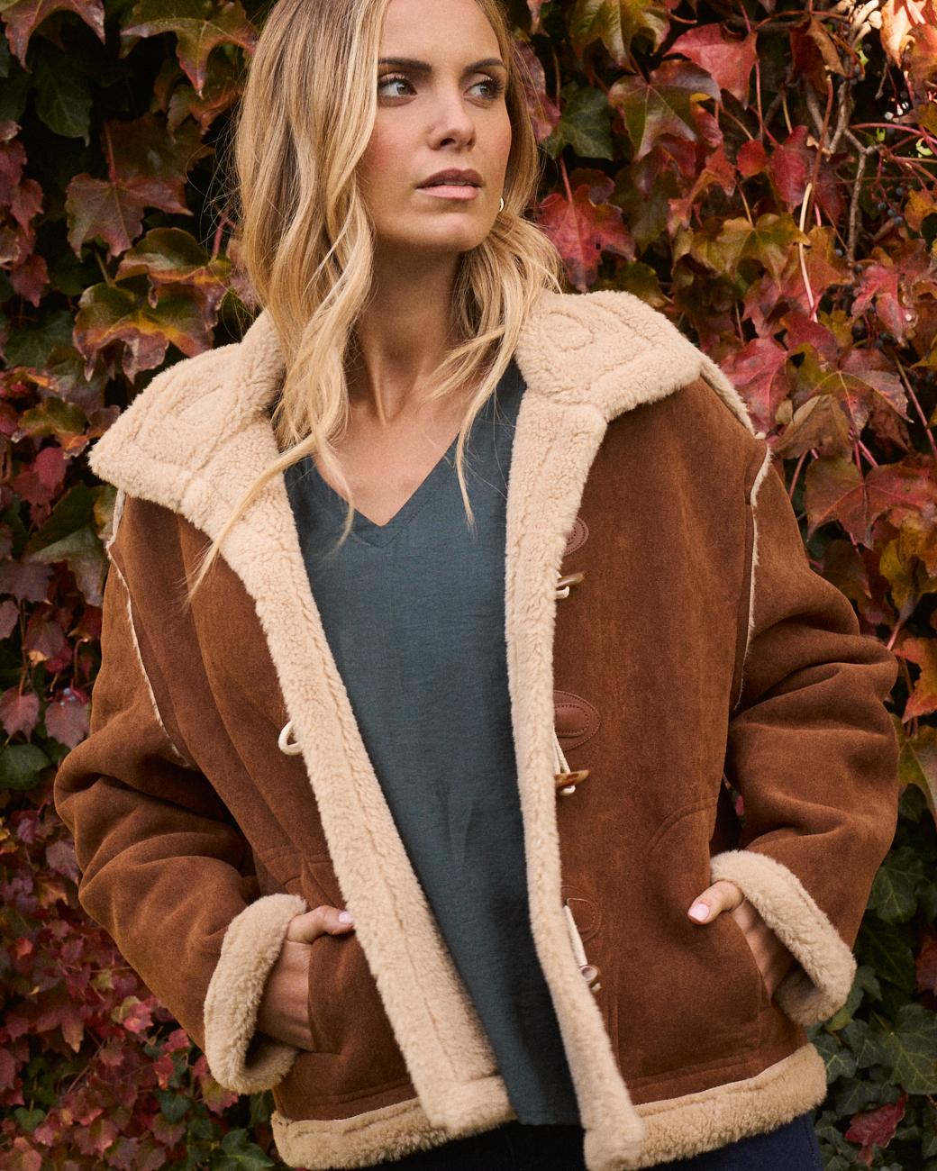Laura Shearling Coat