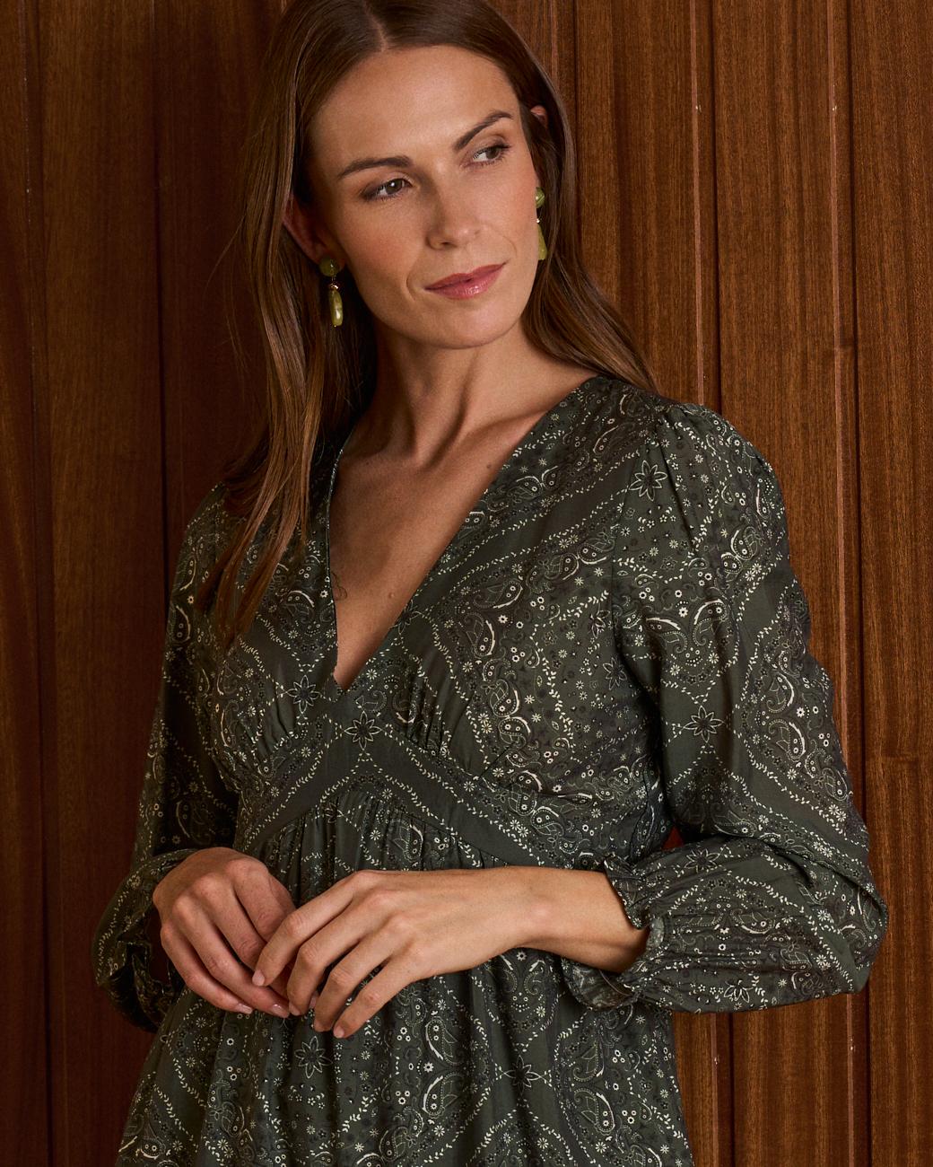 Aida Paisley Dress
