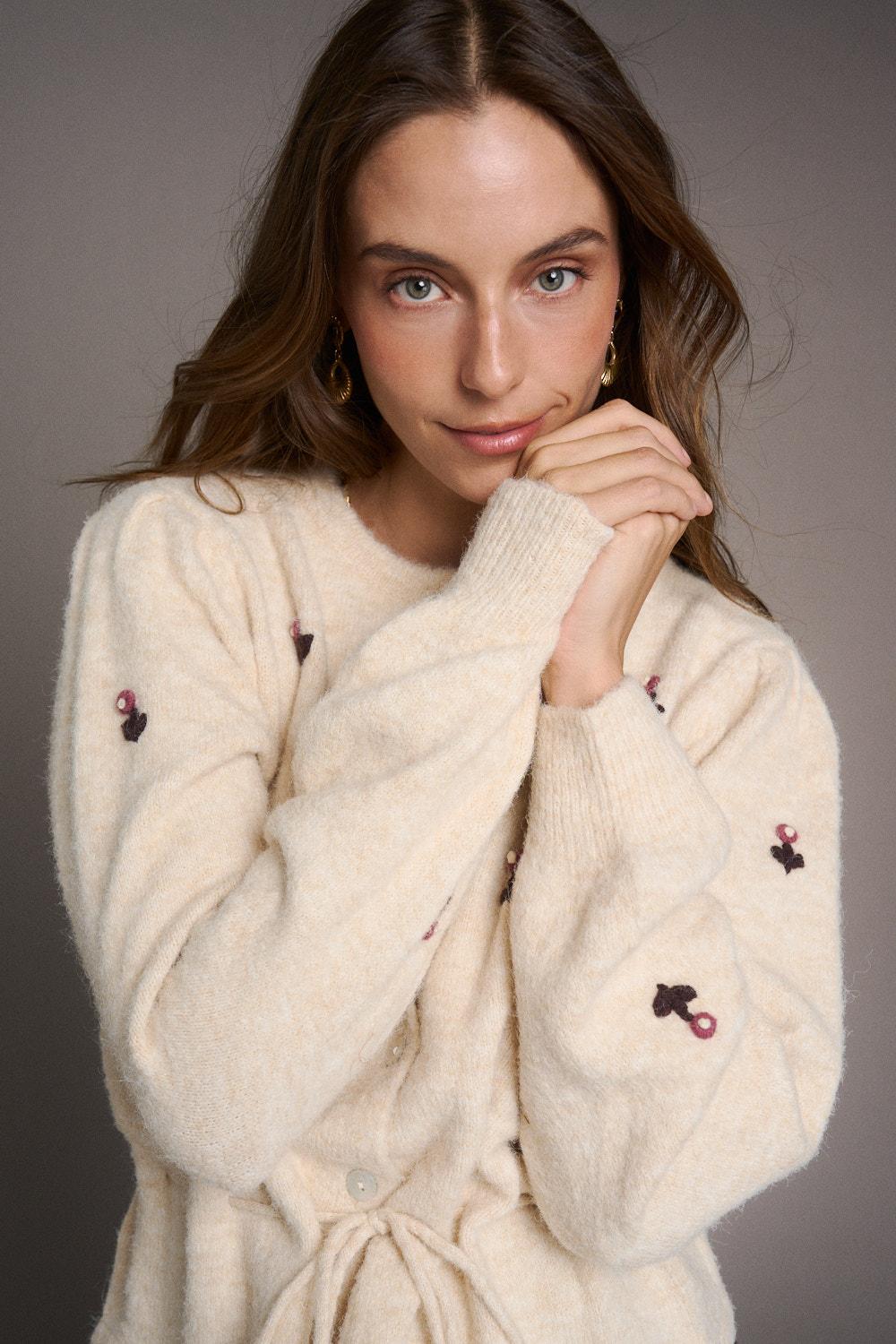 Elarda Floral Cardigan