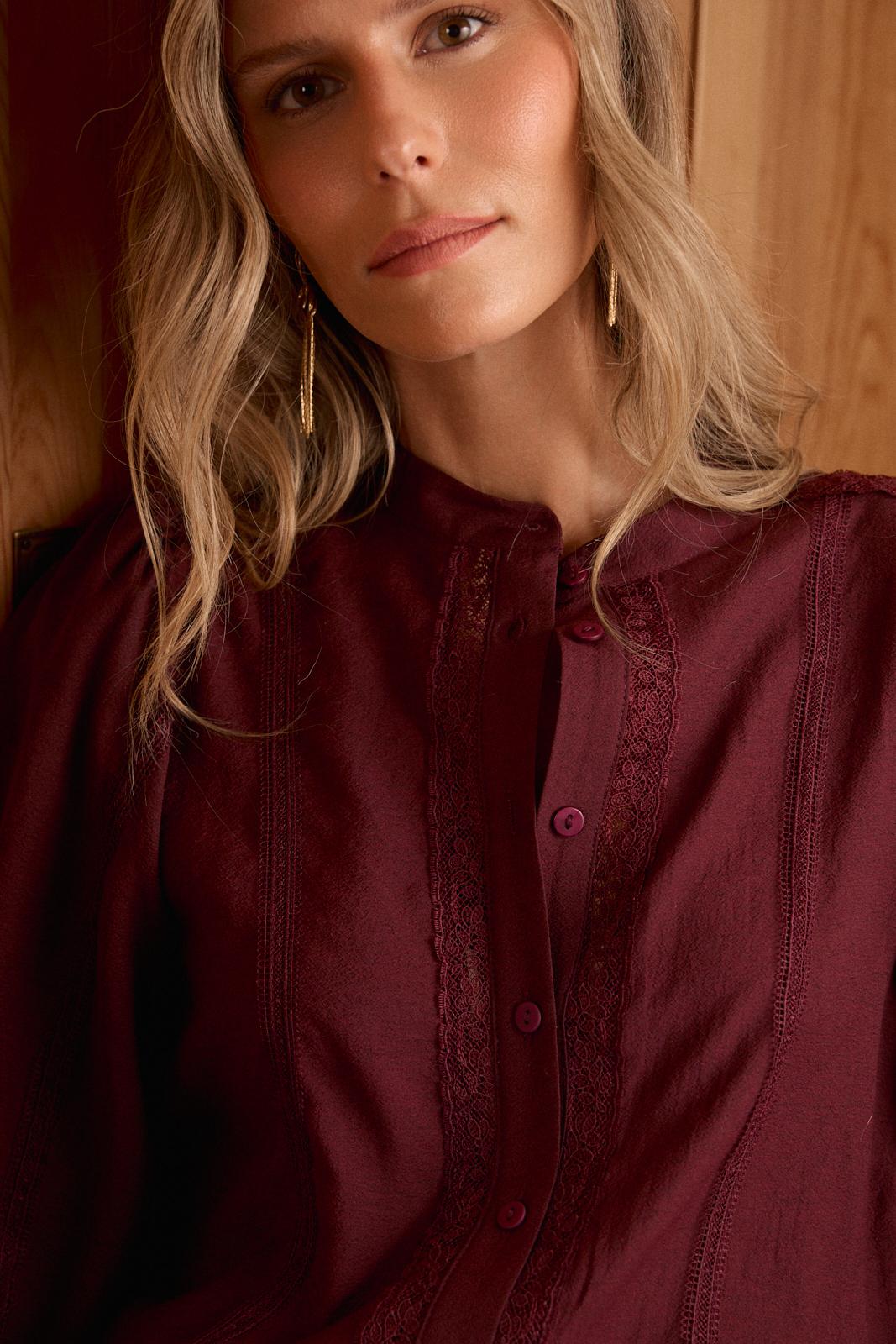 Maritza Ruffled Blouse