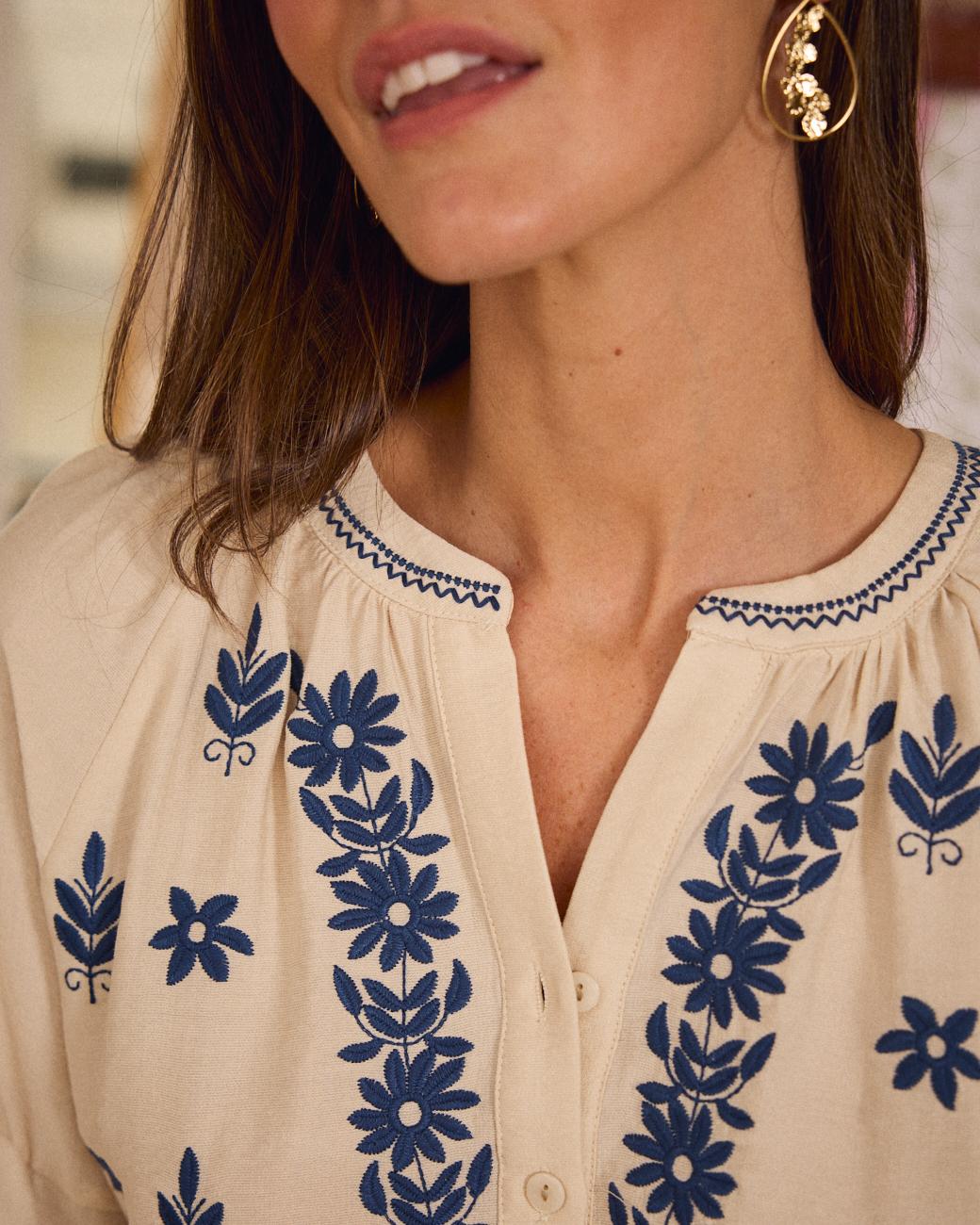 Alexandra Embroidered Blouse